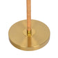 Allure 2-Light Gold Rattan Floor Lamp with Chains
