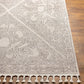 Birdwood Cream Brown Area Rug for Home Decor