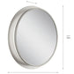 Chennai 30"W Premium Backlit LED Bathroom Vanity Wall Mirror, Satin Nickel Finish  by Kichler