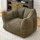 Comfortable Chenille Sofa Chair with Resilient Foam Cushion