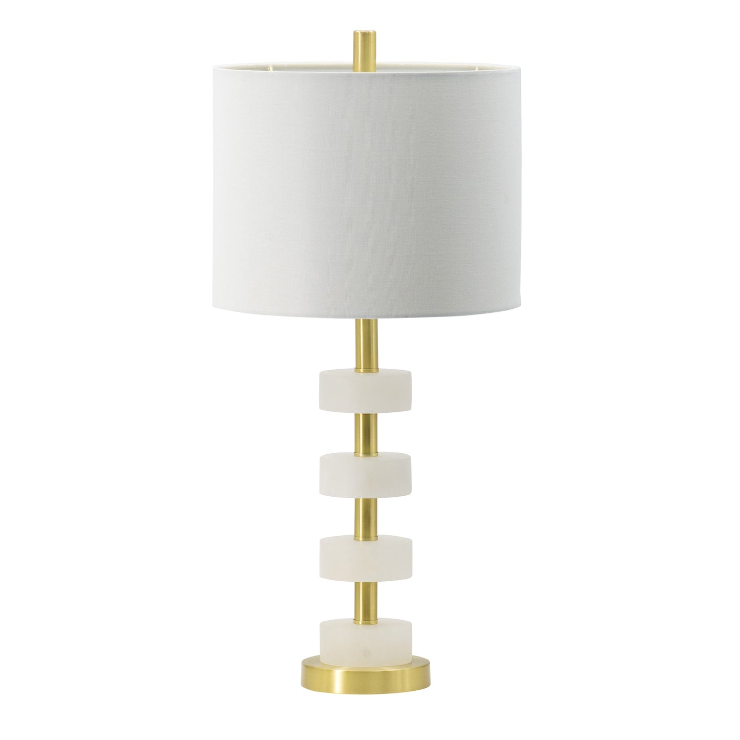 13x13x26 Marble Table Lamp for Modern Interiors
