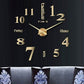 Modern Acrylic Digital Wall Clock with Steel Finish
